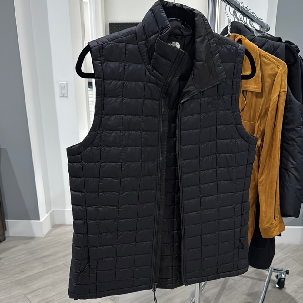 The North Face Black Quilted Vest Lightweight Puffer